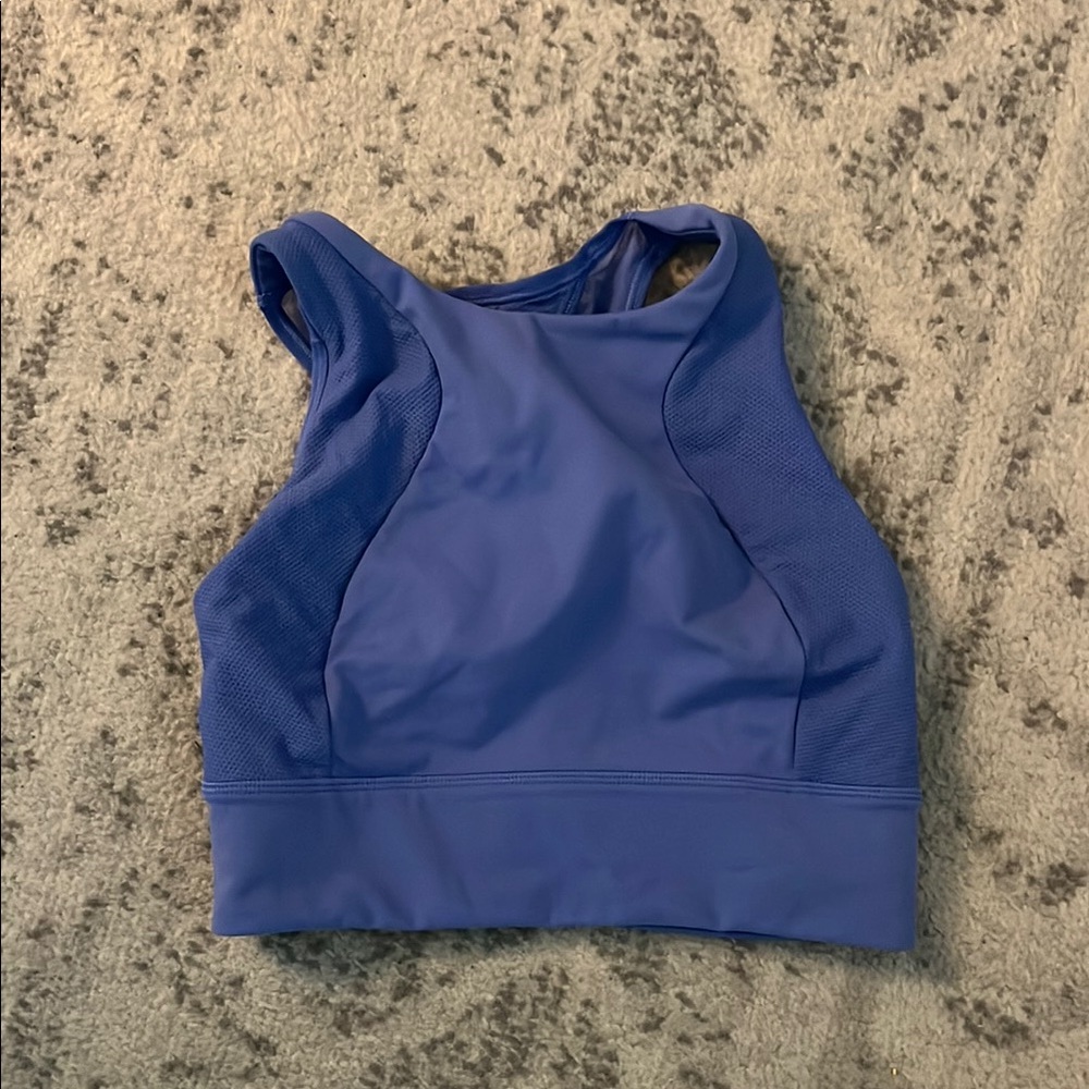 Blue Racerback Sports Bra